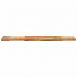 Półki ścienne, 4 szt., 140x30x4 cm, olejowane drewno akacjowe