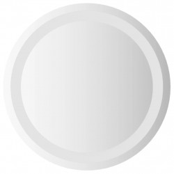 Lustro łazienkowe z LED, okrągłe, 40 cm