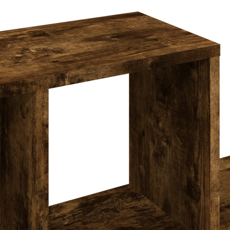 Półka ścienna, przydymiony dąb, 100x20x53 cm