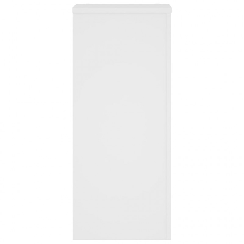 Podstawki pod doniczki, 2 szt., białe, 30x30x70 cm