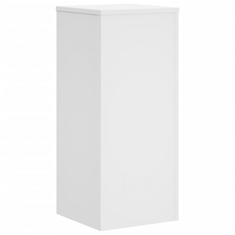 Podstawki pod doniczki, 2 szt., białe, 30x30x70 cm