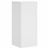 Podstawki pod doniczki, 2 szt., białe, 30x30x70 cm