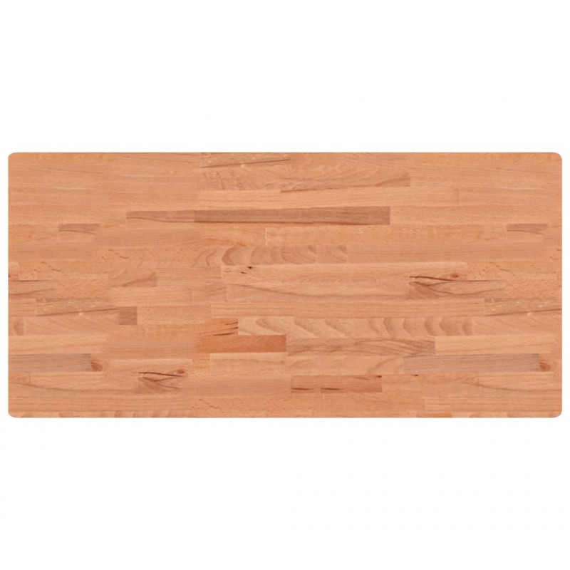 Półka ścienna pod umywalkę, stal i lite drewno bukowe