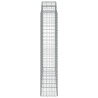 Kosze gabionowe, 13 szt, 200x50x200/220cm, galwanizowane żelazo