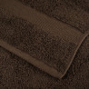 Ręczniczki premium SOLUND, 4 szt., brązowe, 30x30 cm, 600 g/cm²