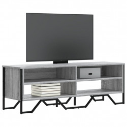 Szafka pod TV, szary dąb sonoma, 122x34x41 cm