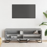 Szafka pod TV, szary dąb sonoma, 122x34x41 cm
