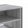 Szafka pod TV, szary dąb sonoma, 122x34x41 cm