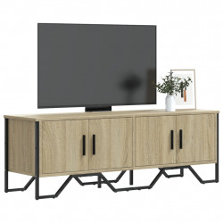 Szafka pod TV, dąb sonoma, 122x34x41 cm materiał drewnopochodny