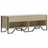 Szafka pod TV, dąb sonoma, 122x34x41 cm materiał drewnopochodny