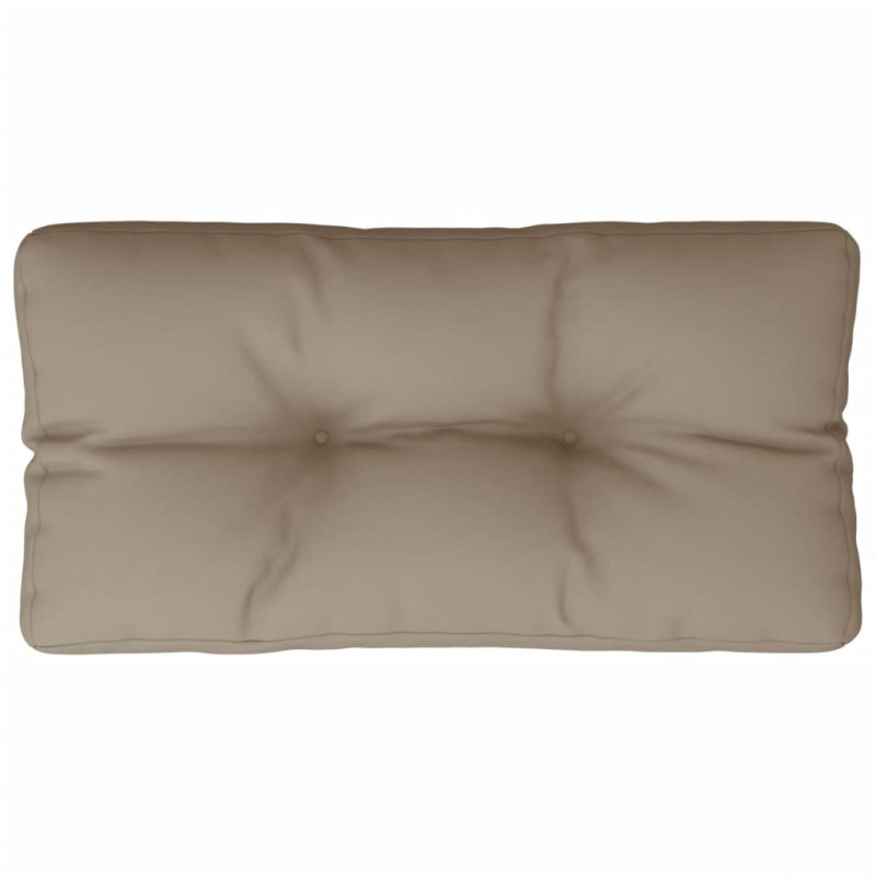 Poduszka na siedzisko z palet, taupe, 70x40x12 cm, tkanina