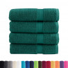 Ręczniki premium SOLUND, 4 szt., zielone, 50x100 cm, 600 g/cm²