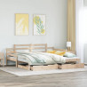 Sofa rozsuwana z szufladami, bez materaca, 80x200 cm