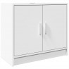 Szafka pod umywalkę, biała 63x29x55 cm, materiał drewnopochodny