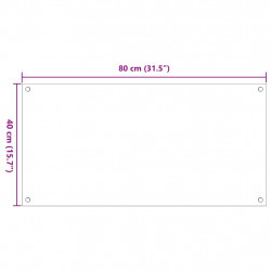 Panele ochronne do kuchni, przezroczyste 2 szt. 80x40 cm, szkło