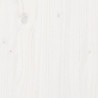 Rama łóżka bez materaca, biała, 150x200 cm, lite drewno sosnowe