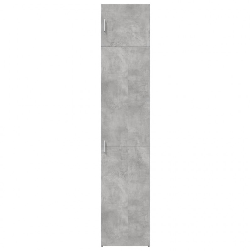 Wąska szafka, szarość betonu, 45x42,5x225 cm