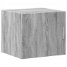 Wąska szafka, szary dąb sonoma, 45x42,5x225 cm