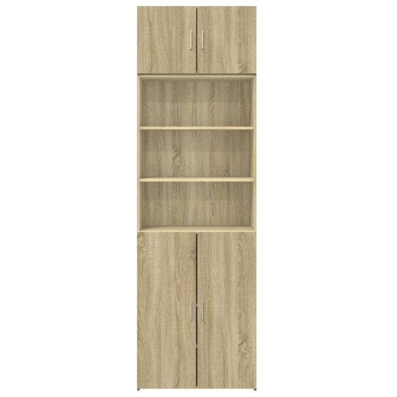 Szafka, dąb sonoma, 70x42,5x225 cm, materiał drewnopochodny