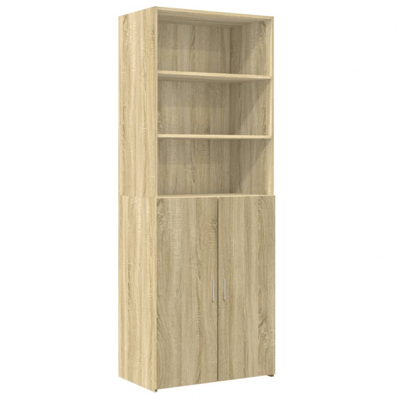 Szafka, dąb sonoma, 70x42,5x225 cm, materiał drewnopochodny