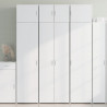 Szafka, biała, 70x42,5x225 cm, materiał drewnopochodny