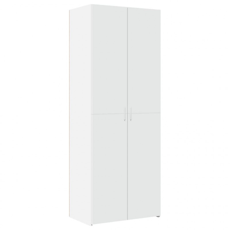 Szafka, biała, 70x42,5x225 cm, materiał drewnopochodny
