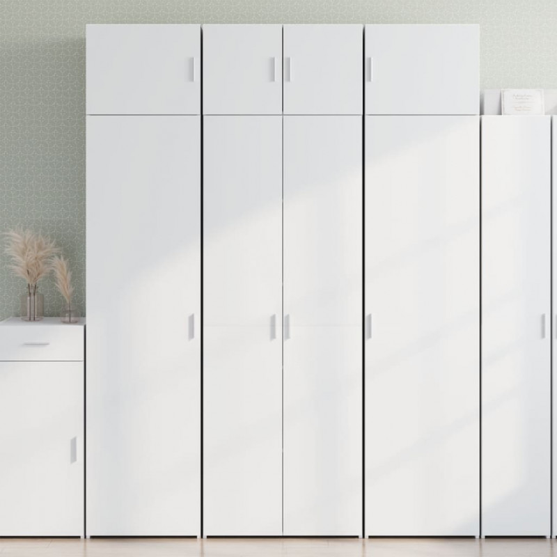 Szafka, biała, 70x42,5x225 cm, materiał drewnopochodny