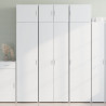 Szafka, biała, 70x42,5x225 cm, materiał drewnopochodny