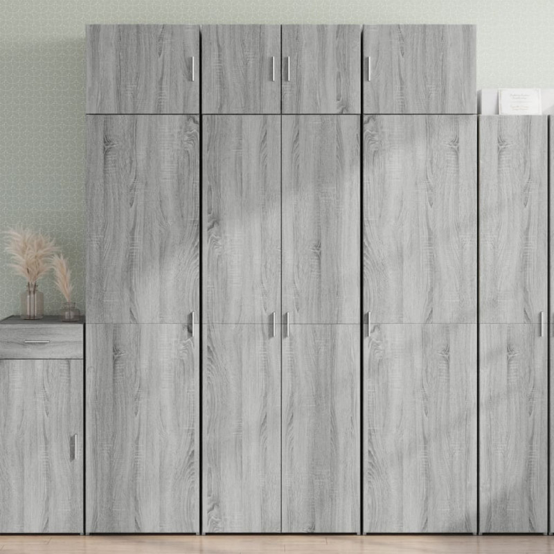 Szafka, szary dąb sonoma, 70x42,5x225 cm
