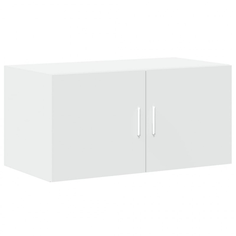 Szafka, biała, 80x42,5x225 cm, materiał drewnopochodny