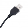 Stolik kawowy z LED, biały, 50x50x30cm, materiał drewnopochodny