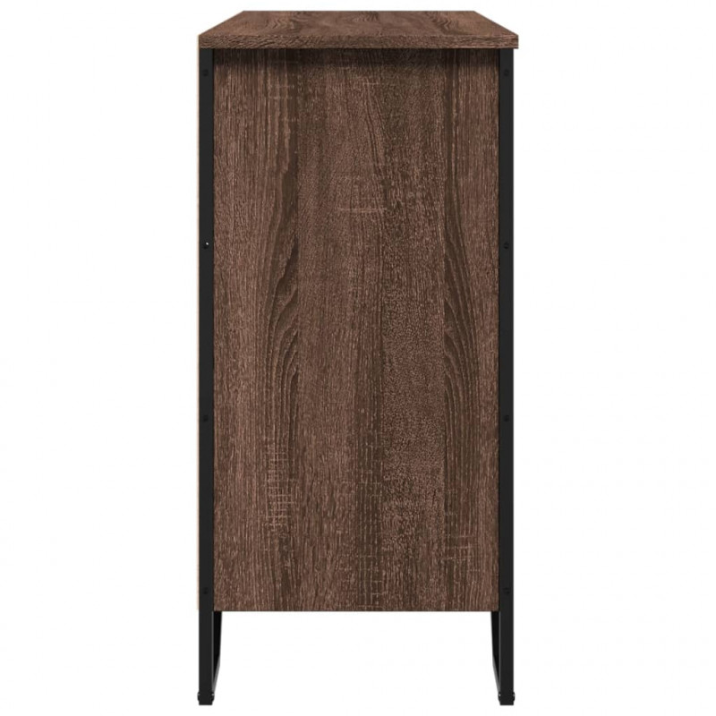 Szafka, brązowy dąb, 101x35,5x74,5 cm, materiał drewnopochodny