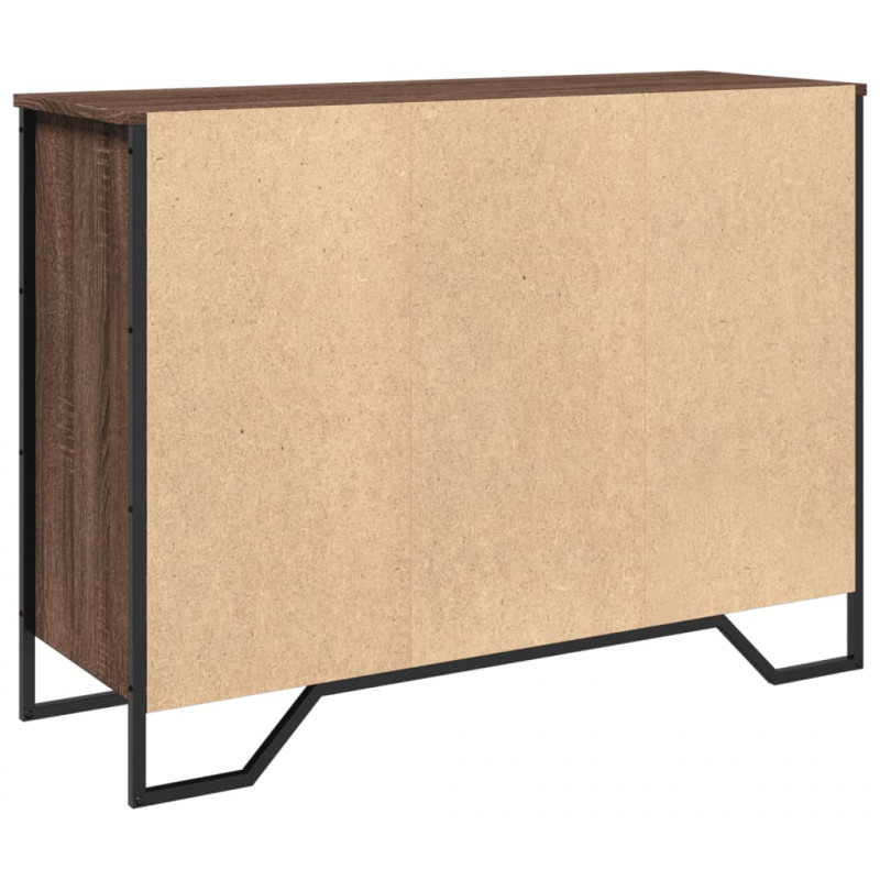 Szafka, brązowy dąb, 101x35,5x74,5 cm, materiał drewnopochodny
