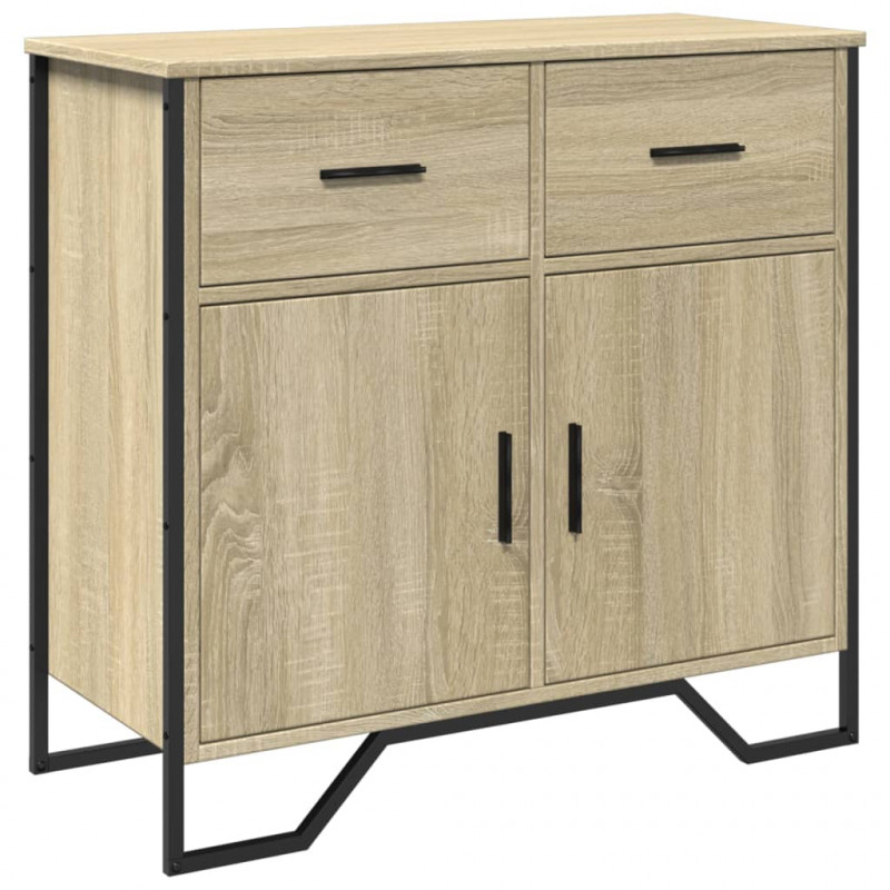 Szafka, dąb sonoma, 79,5x35,5x74,5 cm, materiał drewnopochodny