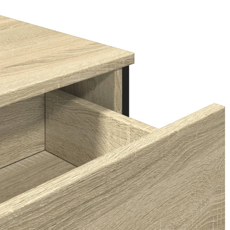 Szafka, dąb sonoma, 79,5x35,5x74,5 cm, materiał drewnopochodny