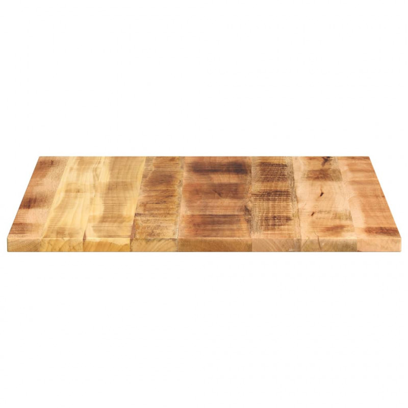 Blat do stolika, 80x80x1,5 cm, kwadratowy, surowe drewno mango
