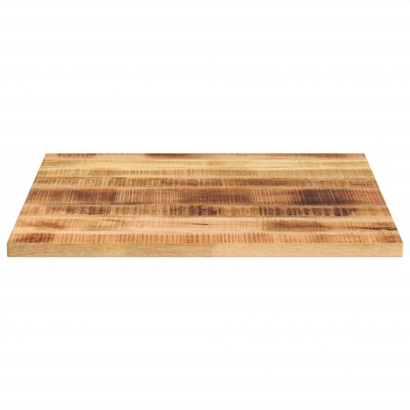 Blat do stolika, 90x90x2,5 cm, kwadratowy, surowe drewno mango