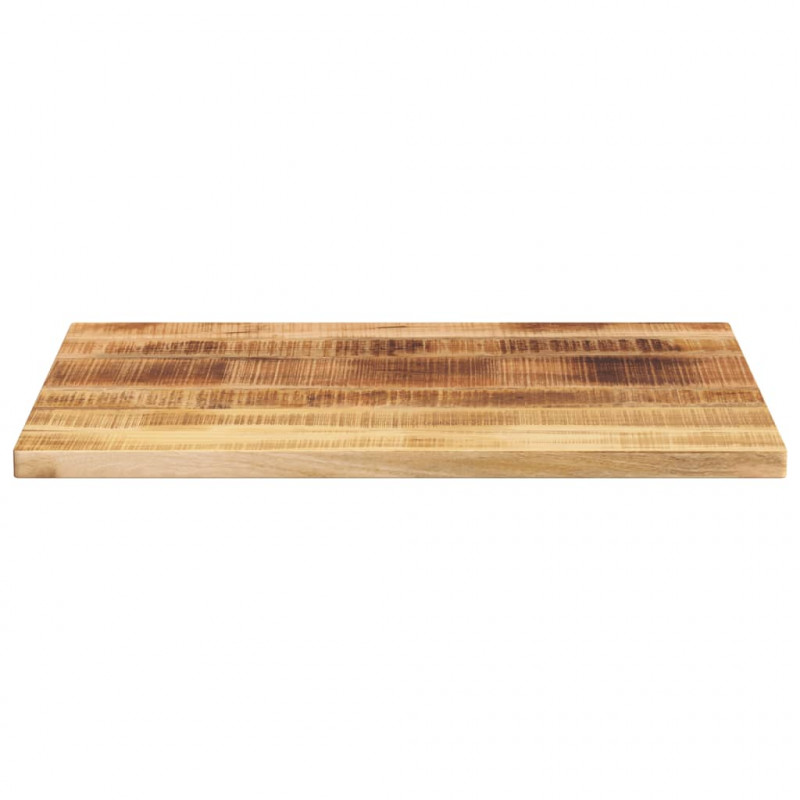 Blat do stolika, 70x60x2,5 cm, prostokątny, surowe drewno mango