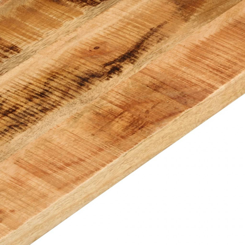 Blat do stolika, 70x60x2,5 cm, prostokątny, surowe drewno mango