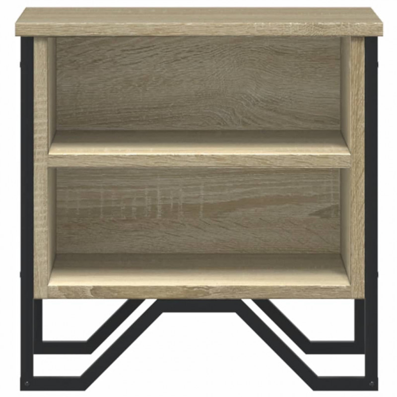 Szafka nocna, dąb sonoma, 40x30x40 cm, materiał drewnopochodny