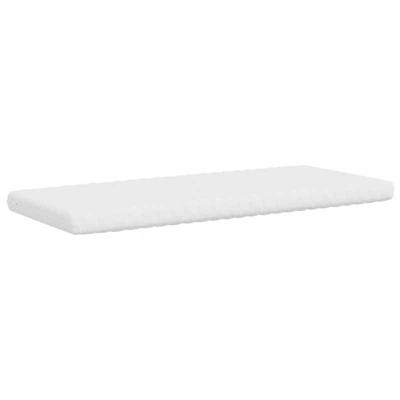 Materac piankowy, biały, 100x220cm, 7-strefowy, twardość 20 ILD