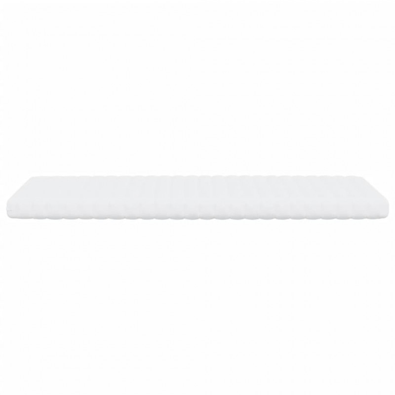 Materac piankowy, biały, 100x220cm, 7-strefowy, twardość 20 ILD