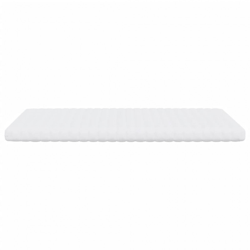 Materac piankowy, biały 120x210 cm, 7-strefowy, twardość 20 ILD
