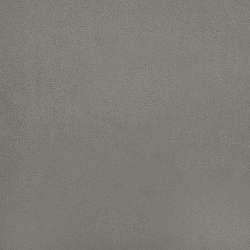 Materac kieszeniowy, jasnoszary, 90x220x20 cm, aksamit
