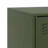 Szafka pod telewizor, oliwkowa, 99x39x44 cm, stalowa
