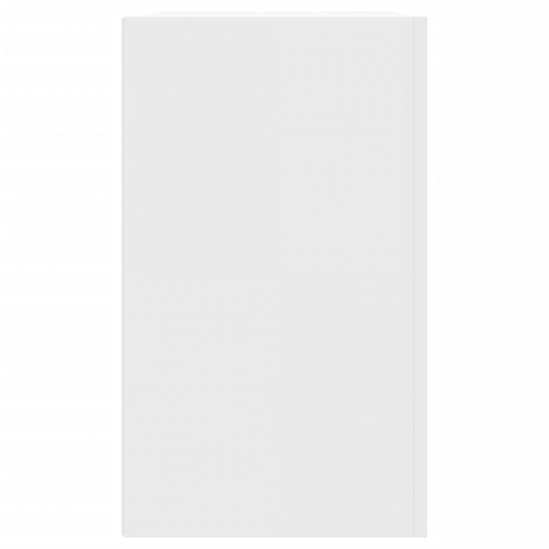 Szafka wisząca, biała, 75x35x60 cm, materiał drewnopochodny