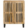 Szafka, 60x34x75 cm, lite surowe drewno mango