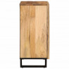 Szafka, 60x34x75 cm, lite surowe drewno mango