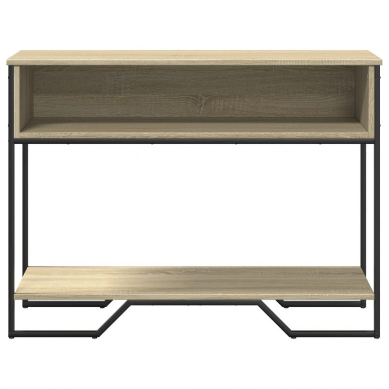 Stolik konsolowy, dąb sonoma, 100x35x74,5 cm