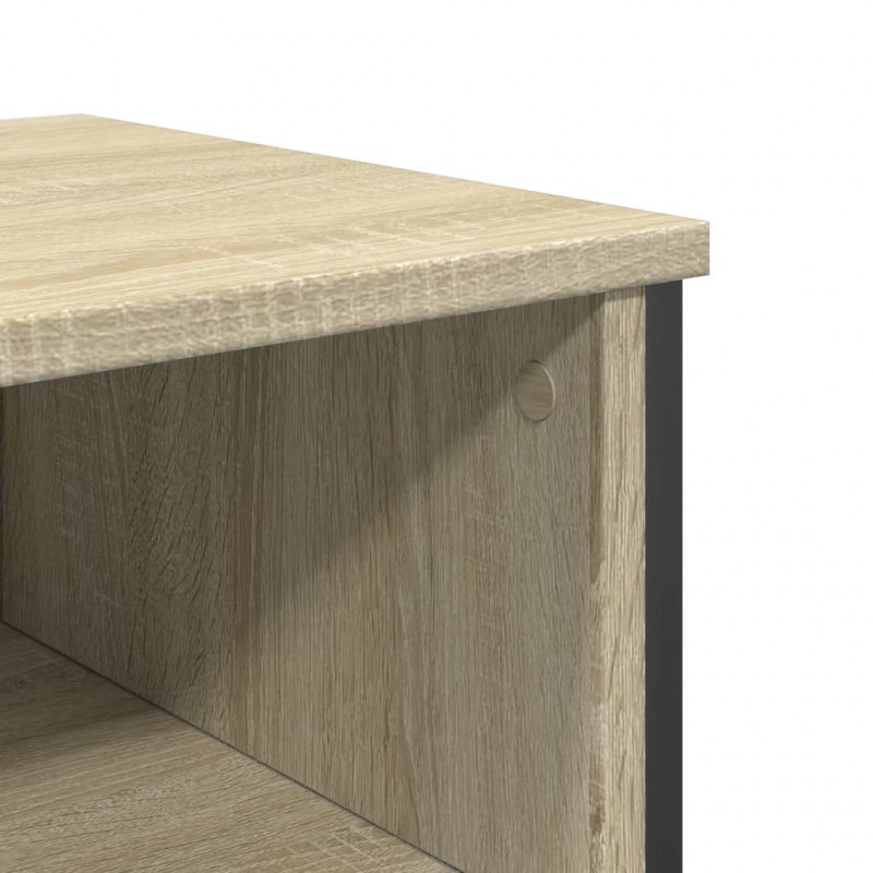 Stolik konsolowy, dąb sonoma, 100x35x74,5 cm